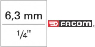 FACOM Przedłużka specjalna 1/4" 230mm FACOM