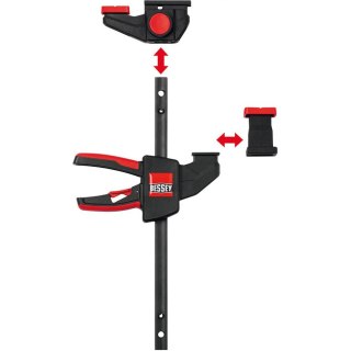 BESSEY Ścisk stołowy do obsługi jedną ręką 150x60mm/120-310mm 2szt. BESSEY