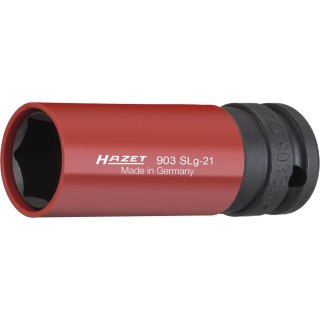 HAZET Nasadka udarowa z tulejką z tworzywa sztucznego 1/2", 6-kątna, 21x85mm, 903SLG-17 HAZET