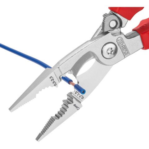 KNIPEX Szczypce elektroinstalacyjne VDE, TT, 200mm, 13 96 200 T, KNIPEX