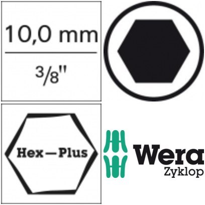 Wera Wkrętakowa końcówka 4,0x107mm do śrub z gniazdem 6-k. z funkcją przytrzym.Wera