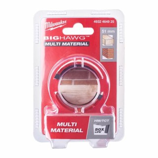 Milwaukee otwornica big hawg 51mm multi material 4932464925