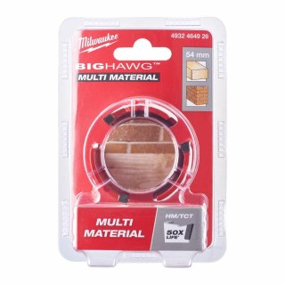 Milwaukee otwornica big hawg 54mm multi material 4932464926