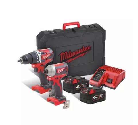 Milwaukee powerpack 18v m18cbldd + m18cblid 2x5,0ah m18cblpp2b-502c 4933464718