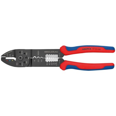 KNIPEX Szczypce do zagniatania, 1,5-6mm, 240mm, 97 32 240, KNIPEX