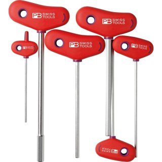 PB Swiss Tools Wkrętak z rękoj.poprz. zest.w kartonowym pudełku 6-częściowy, 3-10mm PB Swiss Tools