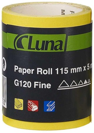 Luna Papier ścierny w rolce 115x5 m K120 Luna