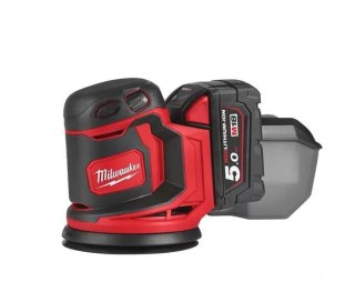 Milwaukee szlifierka mimośrodowa 18v 125mm 2x5,0ah m18bos125-502b 4933464229