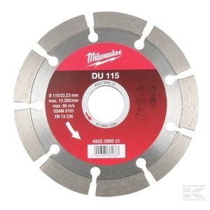 Milwaukee tarcza diamentowa segmentowa du 125 x 22,2mm 4932399522