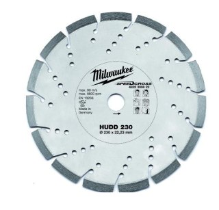 Milwaukee tarcza diamentowa segmentowa hudd 230 x 2,6 x 22,3mm 4932399822