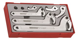 Teng Tools 8-elementowy zestaw kluczy hakowych Teng Tools TTHP08