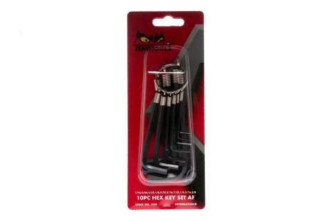 Teng Tools Klucze trzpieniowe 6-kątne calowe w zestawie 1425 Teng Tools