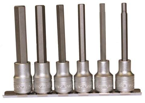 Teng Tools Zestaw nasadek trzpieniowych 6-kątnych długich z chwytem kwadratowym 1/2" Teng Tools M1211 Teng Tools Zestaw nasadek trzpieniowych 6-kątnych długich z chwytem kwadratowym 1/2" Teng Tools M1211
