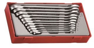 Teng Tools 11-elementowy zestaw kluczy płasko-oczkowych zapadkowych Teng Tools TT6511R