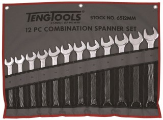 Teng Tools 12-elementowy zestaw kluczy płasko-oczkowych 20-32 mm Teng Tools