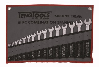 Teng Tools 15-elementowy zestaw kluczy płasko-oczkowych 5,5-19 mm Teng Tools