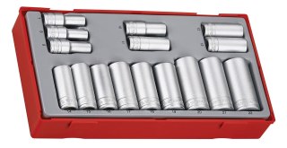 Teng Tools 16-elementowy zestaw kluczy nasadowych z chwytem kwadratowym 3/8" Teng Tools TT3816