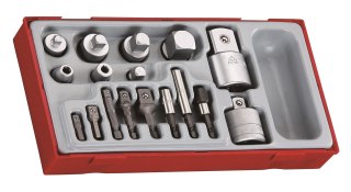 Teng Tools 17-elementowy zestaw łączników pośrednich Teng Tools TTADP17