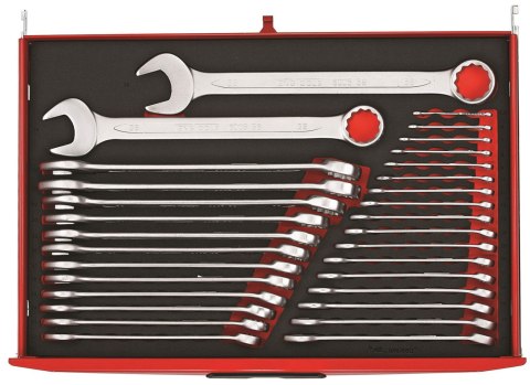 Teng Tools 31-elementowy Zestaw kluczy płasko-oczkowych Teng Tools TTESP31