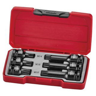 Teng Tools 6-elementowy zestaw nasadek udarowych Spline z chwytem 1/2" Teng Tools T9206