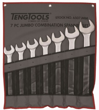 Teng Tools 7-elementowy zestaw kluczy płasko-oczkowych 33-50 mm Teng Tools