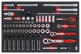 Teng Tools 77-elementowy zestaw narzędzi nasadowych Teng Tools TTESK77