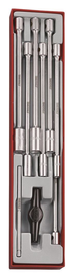 Teng Tools 9-elementowy Zestaw bardzo długich kluczy nasadowych 3/8" z pokrętłem poprzecznym Teng Tools TTxTB09