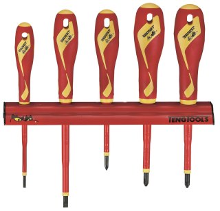 Teng Tools Zestaw wkrętaków 1000V na wieszaku ściennym WRMDV05N Teng Tools