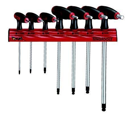 Teng Tools Zestawy kluczy trzpieniowych 6-kątnych calowych na wieszaku ściennym Teng Tools WRHEX07AF