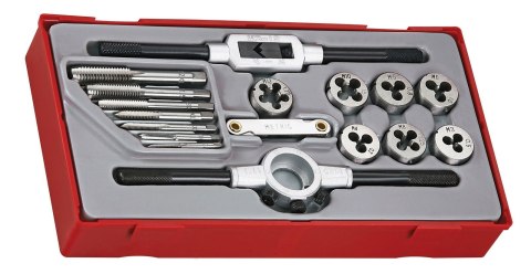 Teng Tools 17-elementowy zestaw gwintowników Teng Tools TTTD17