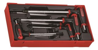 Teng Tools 7-elementowy zestaw kluczy trzpieniowych sześciokątnych calowych Teng Tools TTHEX7AF