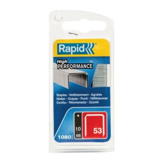 Rapid Zszywki Rapid z drutu cienkiego nr 53 (10 mm) - opakowanie 1080 szt.