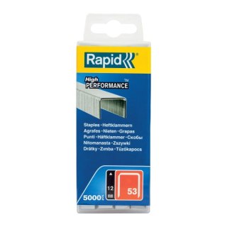 Rapid Zszywki Rapid z drutu cienkiego nr 53 (12 mm) - opakowanie 5000 szt.