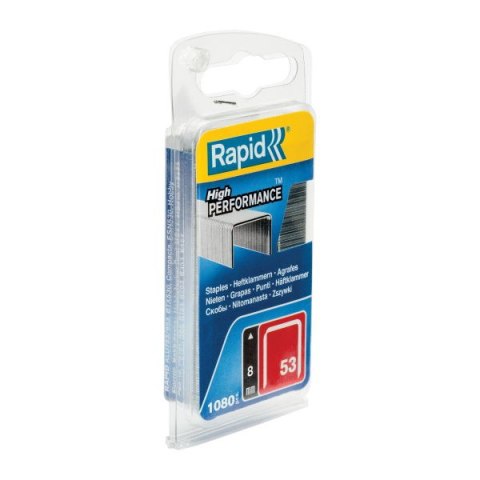 Rapid Zszywki Rapid z drutu cienkiego nr 53 (8 mm) - opakowanie 1080 szt.