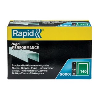 Rapid Zszywki Rapid z drutu płaskiego nr 140 (12 mm) - opakowanie 5000 szt.