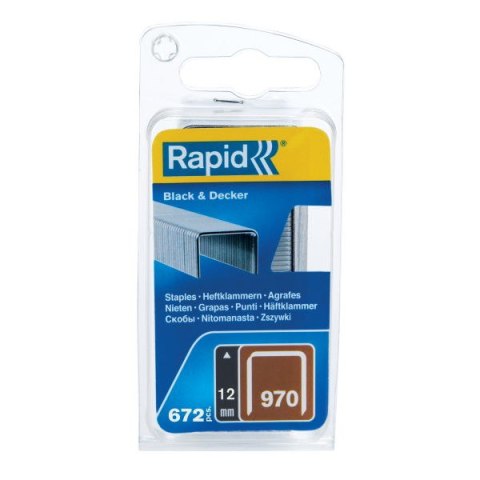 Rapid Zszywki Rapid z drutu płaskiego nr 970 (12 mm) - opakowanie 670 szt.