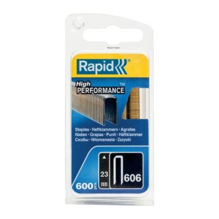 Rapid Zszywki Rapid z wąską koroną nr 606 (23 mm) - opakowanie 600 szt.