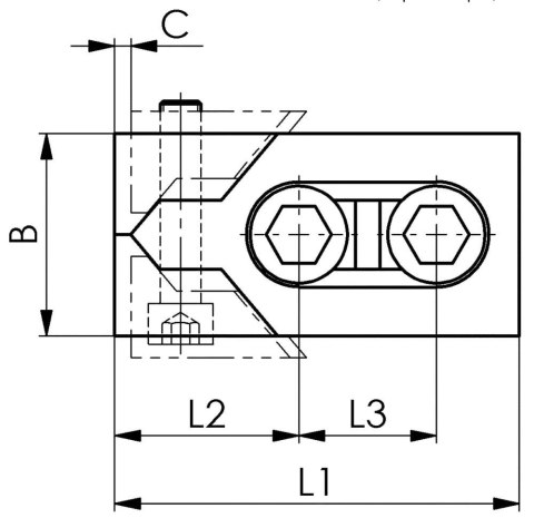 AMF Docisk boczny (para szczęk) 14mm AMF