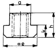 AMF Nakrętka teowa DIN508 M8x10mm AMF