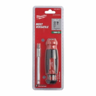 Milwaukee wkrętak uniwersalny z grzechotką 14w1 torx 4932492810