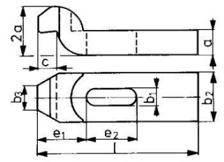 AMF Lapa dociskowa DIN6316 6,6x60mm AMF