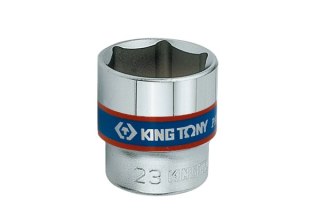 King Tony NASADKA KRÓTKA 3/8" 23mm x 32mm 6-kąt. Cr-v King Tony