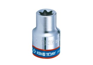 King Tony NASADKA KRÓTKA GWIAZDKOWA 3/8" E-TORX E10 x 28mm Cr-v King Tony