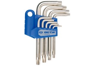 King Tony ZESTAW IMBUSÓW 9 szt. 1147 - TORX Z OTWOREM T10 - T50 King Tony