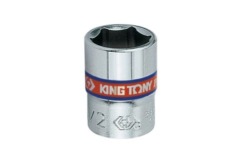 King Tony NASADKA KRÓTKA 1/4" CALOWA 11/32" x 24,5mm 6-kąt. Cr-V King Tony