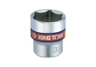 King Tony NASADKA KRÓTKA 3/8" CALOWA 15/32" x 27mm 6-kąt. Cr-v King Tony