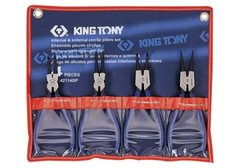 King Tony ZESTAW SZCZYPIEC DO PIERŚCIENI SEGERA 4 SZT. ETUI King Tony