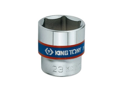 King Tony NASADKA KRÓTKA 3/8" 12mm x 27mm 6-kąt. Cr-v King Tony