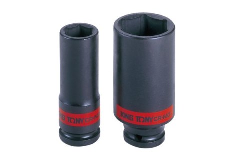 King Tony NASADKA DŁUGA UDAROWA 1/2" CALOWA 7/16" x 80mm, 6-kąt King Tony