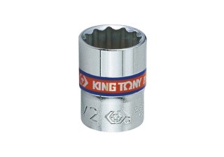 King Tony NASADKA KRÓTKA 1/4" 5/16" x 24mm, 12-kąt. Cr-V King Tony